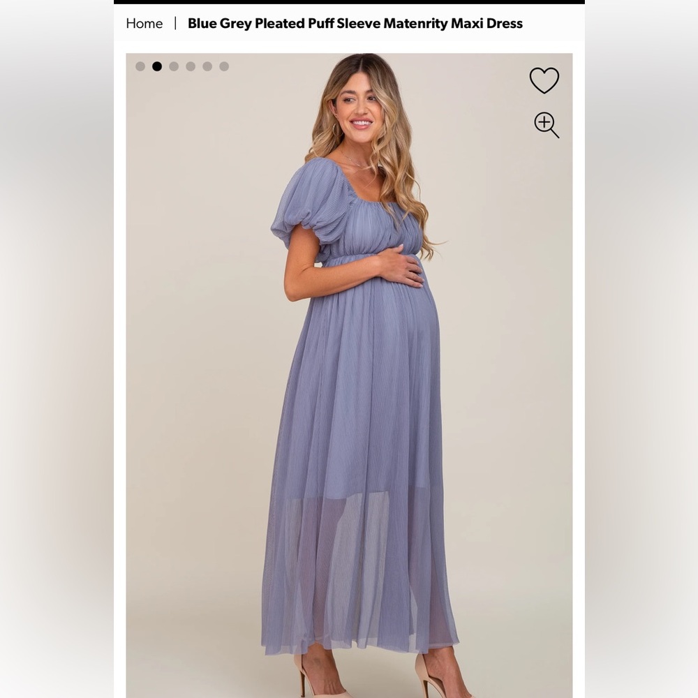 Pink Blush Matenrity Maxi Dress